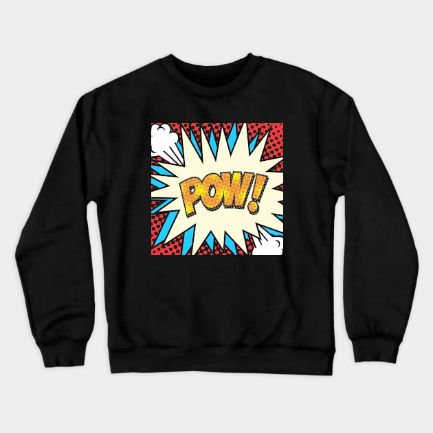 Pow pow Crewneck Sweatshirt by CoolandCreative